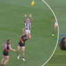 Anthony Koutoufides was in awe of Jamie Elliott who produced a mark-of-the-year contender in Collingwood's Anzac Day clash with Essendon.