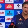 Western Bulldogs coach Luke Beveridge says his club isn't going through a rebuild, because he doesn't believe in them.