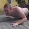 Fremantle train jumper caught on camera, remains on the run