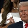 Trump appears wearing bandage on injured ear