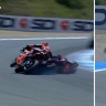 Tensions threatened to boil over between Jack Miller and rival Franco Morbidelli after they crashed during the Spanish MotoGP.