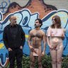 A 'gumball machine' of coloured, naked bodies in Melbourne's big nude shoot