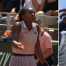 Gauff bursts into tears after umpire clash