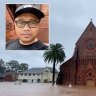 Priest captures dramatic footage at flooded Lismore cathedral