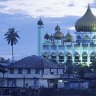 Malaysia, Sarawak, Kuching, old Sarawak State Mosque. 