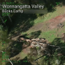 An aerial view of the Wonnangatta Valley, from the Victoria Police Air Wing, and footage of Bucks Camp, where prosecutors say campers Russell Hill and Carol Clay were killed in 2020. Gregory Lynn has pleaded not guilty.