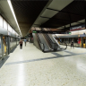 Have a look at the new Woolloongabba underground station from train seat to street