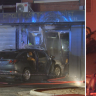Two tobacco stores have been rammed and then set alight in Melbourne’s north-west overnight.