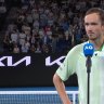 Medvedev pledges to Aussie fans that he will support Barty