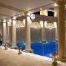 Guests can take the Bath House Circuit, moving between two smaller thermal pools, sauna, steam room and ice alcove, before floating in the main pool.