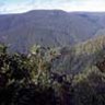 View of the Devils Hole from lookout at Barrington Tops National Park
