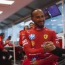 Hamilton completes first lap in a Ferrari