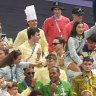 Aussie stars light up closing ceremony