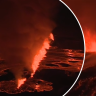 Lava spews from Iceland volcano