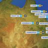 National weather forecast for Monday October 23