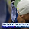 Kyrgios career doubts after tearful retirement