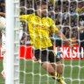 Dortmund denied by goalpost