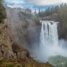 Salish Lodge overlooking Snoqualmie Falls.