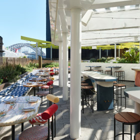 Martinez terrace bar.