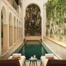 The courtyard pool at Izza, a beautiful new riad.