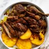 Neil Perry’s duck confit with roasted mango