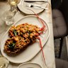 Spaghetti alla chitarra with lobster.