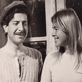 Leonard Cohen and Marianne Ihlen in their early days together on Hydra.