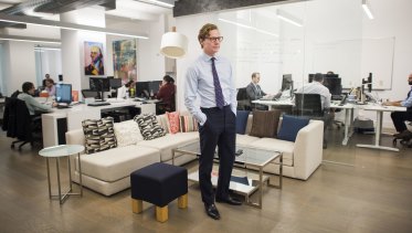 Cambridge Analytica CEO Alexander Nix at the company's New York office.