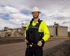 Detective Sergeant Graham Baylor of the West Australian police gold squad.