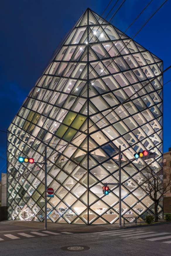 Prada’s Aoyama store in Tokyo, hailed by an architectural tour guide as a “trendsetter that still looks contemporary after 20 years”.