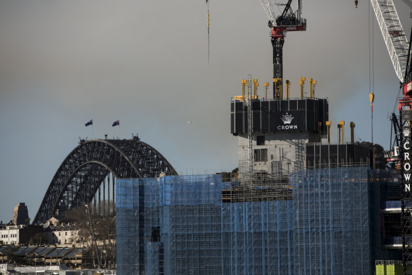 Grocon is building parts of Sydney's Barangaroo complex.