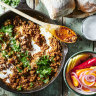 Use the soft rolls to mop up all the juices from the spicy minced lamb.