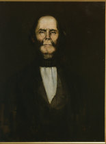 Painting of William Buckley, c1890 to 1910, based on an 1852 lithograph by Ludwig Becker.