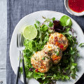 Fragrant Thai curry fish cakes. 