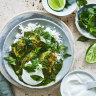 Karen Martini’s green chicken masala.