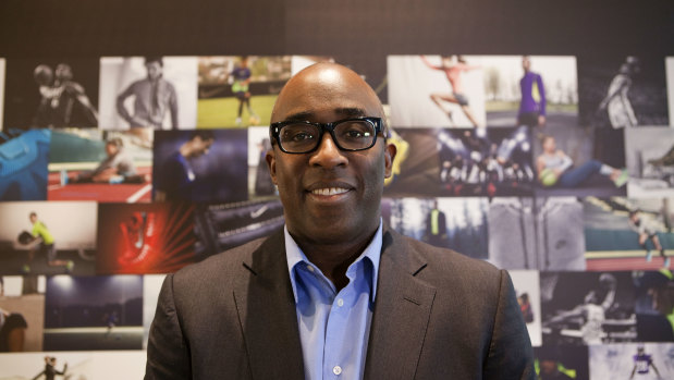 Outgoing president Trevor Edwards pictured at Nike's headquarters in 2013.