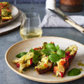 Adam Liaw’s vegetable frittata.