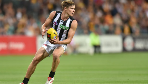 Getting real: Magpie Josh Thomas is owning his mistake