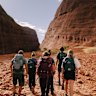 The Tasmanian Walking Company’s five-day, 54-kilometre Uluru Kakararra Trail includes 38 kilometres of new track.