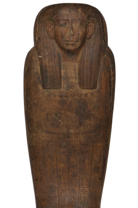 The coffin of the high priestess  Mer-Neith-it-es.