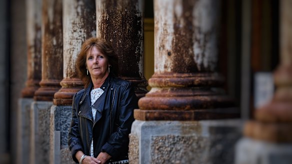 It left a scar: Maree Holt returns to Abbotsford Convent, where she grew up in the 1960s under care of the Sisters of the Good Shepherd.