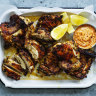 Neil Perry’s barbecued marinated chicken with spicy mayonnaise