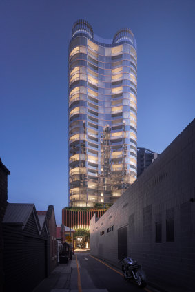 The tower is set to deliver the largest communal space for a development of its size in Australia 