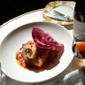 Pork shoulder and hazelnuts at Bar Lourinha.