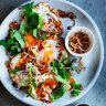 Neil Perry’s fried eggs with nahm jim.