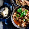Neil Perry’s sautéed pork and beans.
