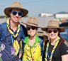 ‘Having the time of my life’: Aussie scouts unfazed by heat at jamboree as UK and US pull out