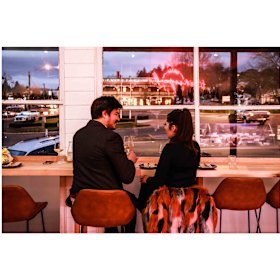 Pull up a sit and watch over the town.