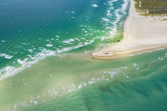 Grenen, where the North and Baltic seas meet.