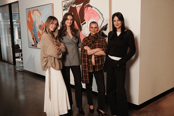 From left to right: KIC’s co-founders Steph Claire Smith and Laura Henshaw, with Shameless Media’s Zara McDonald and Michelle Andrews.